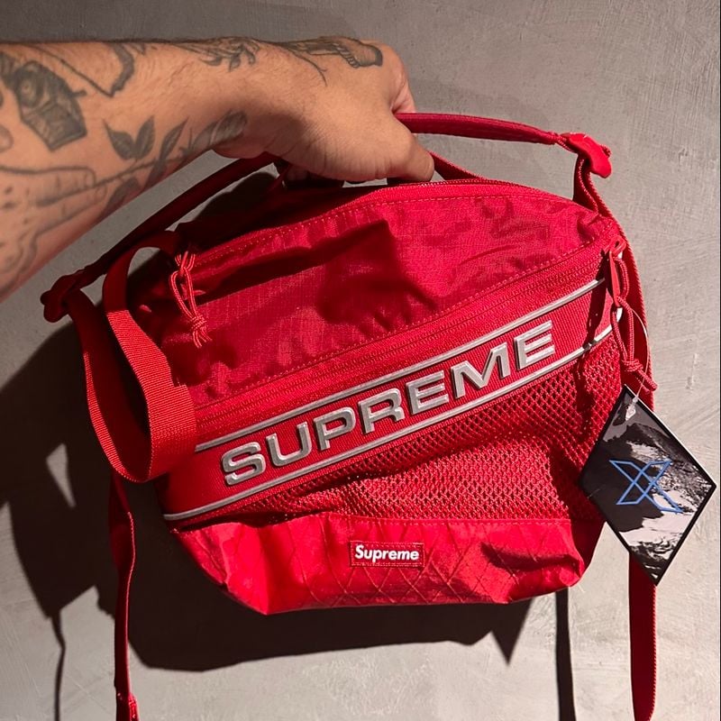 Shoulder Bag Supreme Logo Red | Bolsa Masculina Supreme