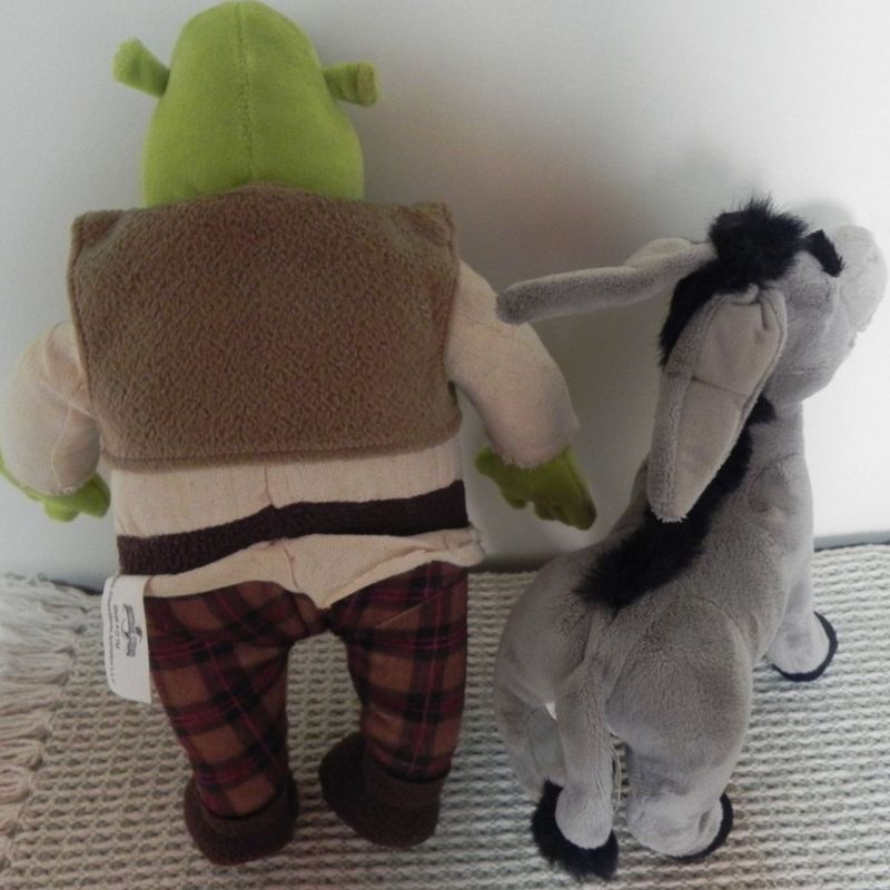 Burro de shrek filme caminhadas ao ar livre mochila equitação escalada saco  de esportes burro shrek meme engraçado ogre fiona filme verde pântano -  AliExpress