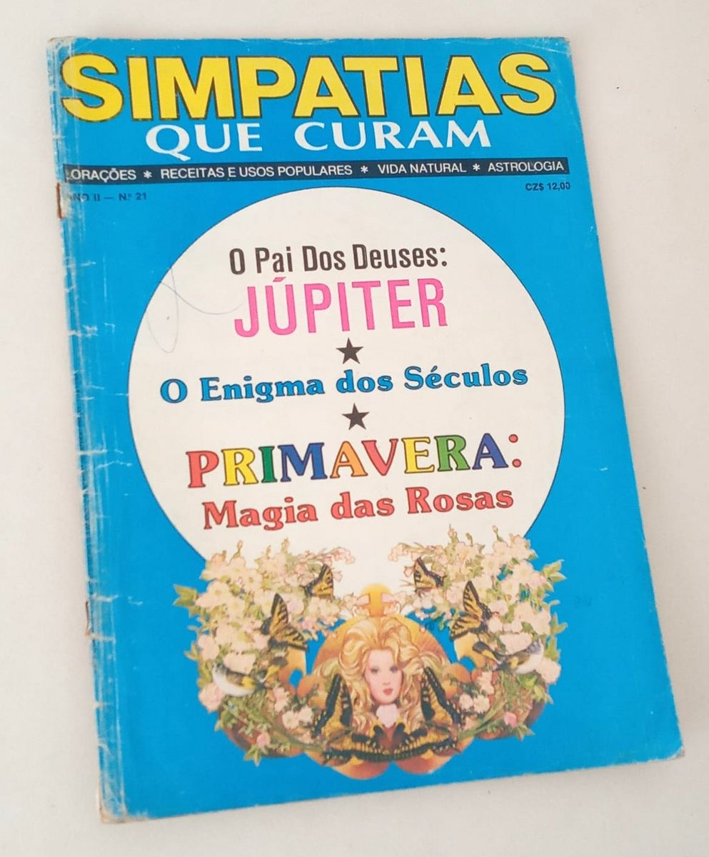 Simpatias Que Curam Jupiter O Pai Dos Deuses Livro Revista Simpatias Que Curam Usado