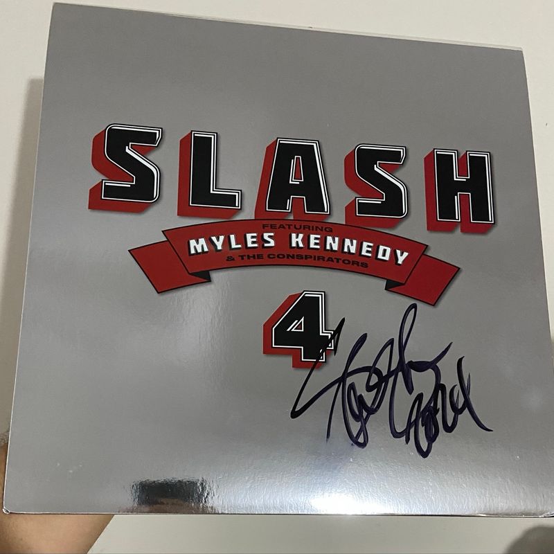Slash Guns N Roses Lp Vinil Autógrafo Raro 2024 Original | Guns N