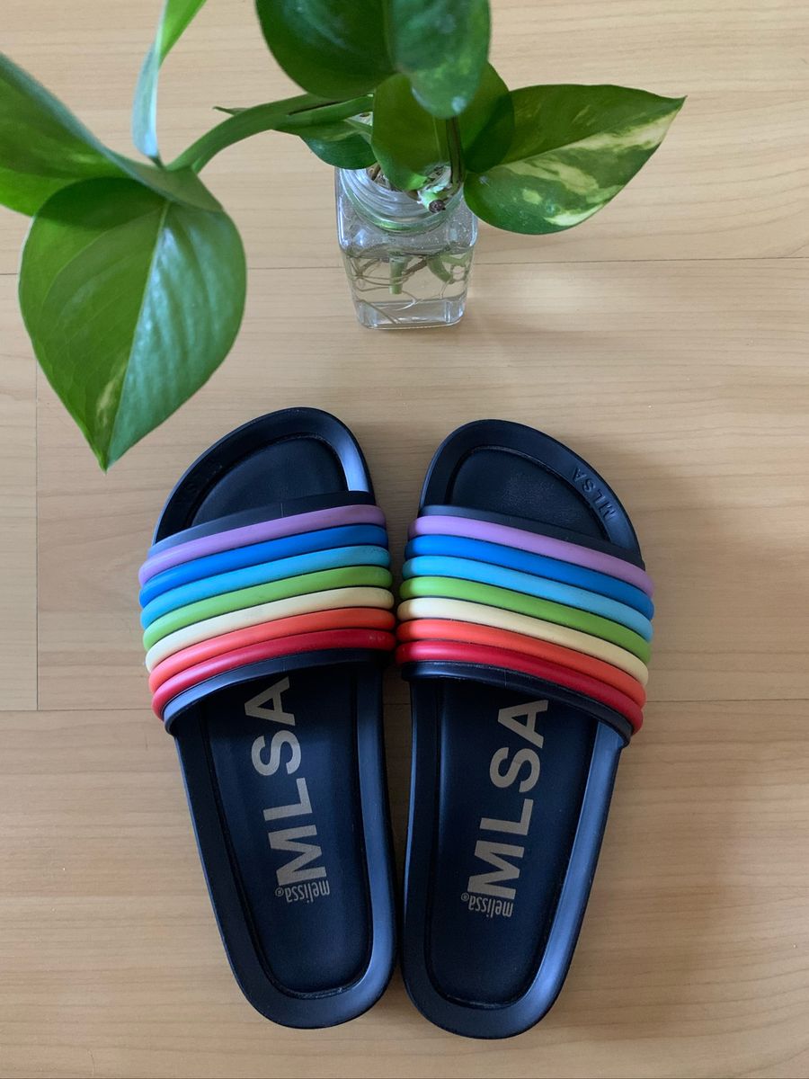 mini melissa rainbow slides