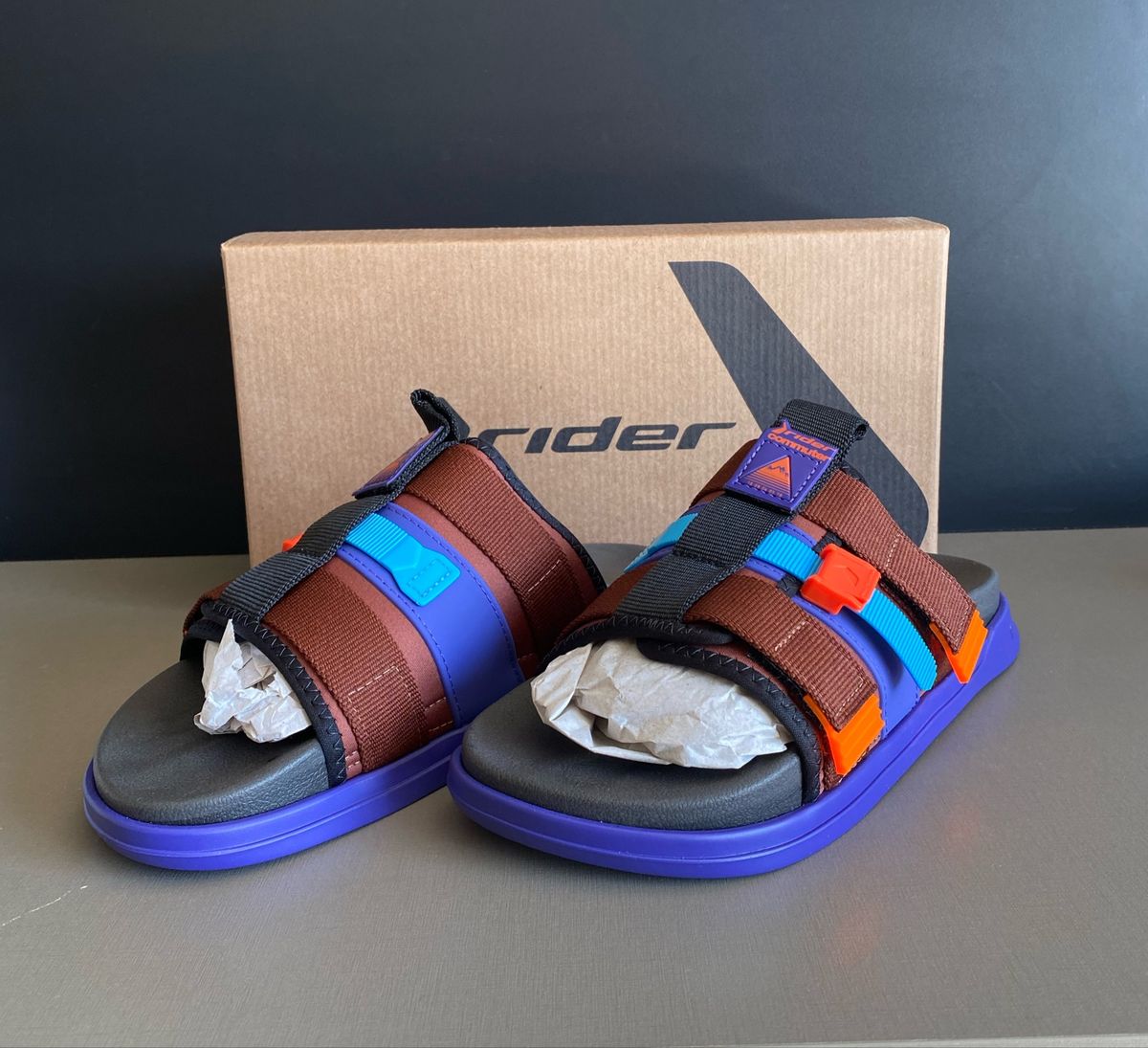 Slide Rider Slx Commuter | Sandália Masculina Rider Nunca Usado ...