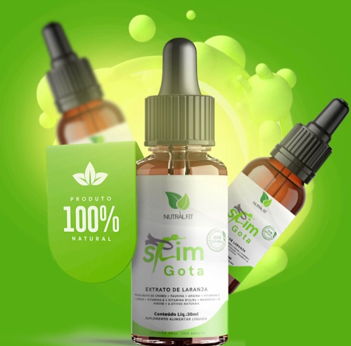 Slim Gota - Emagrecimento Saudável | Cosmético Feminino Slim Gota Nunca ...