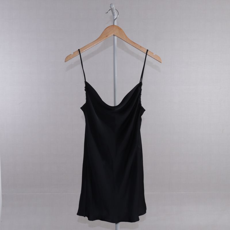 Zara black hot sale slip dress