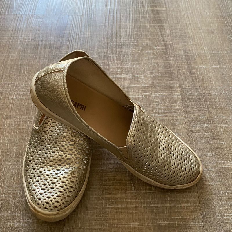 Slip on 2024 anacapri dourado