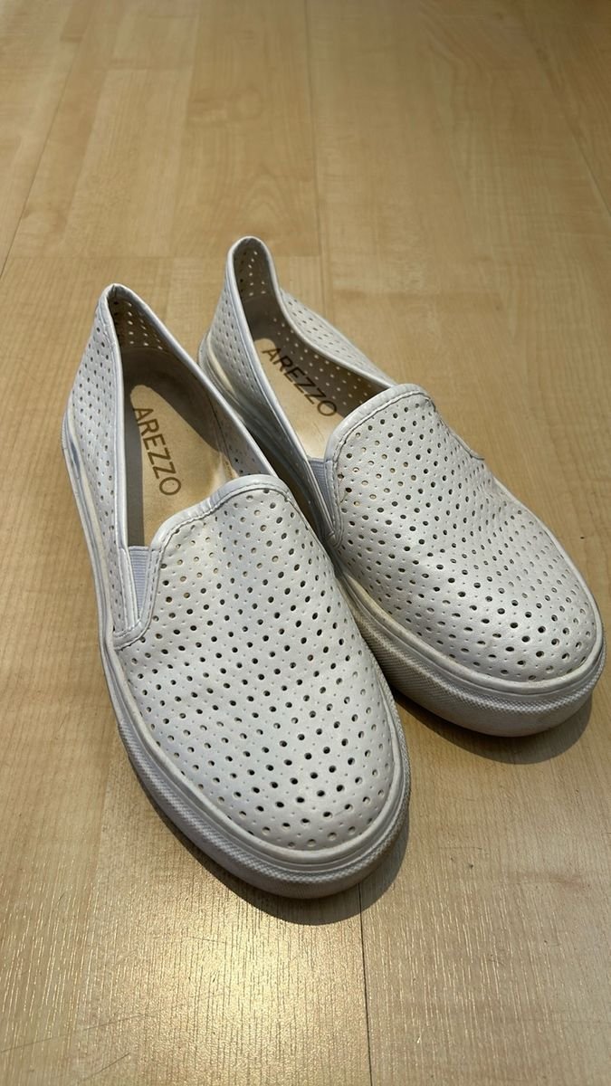 Slip On Arezzo Branco T nis Feminino Arezzo Usado 94248956 enjoei