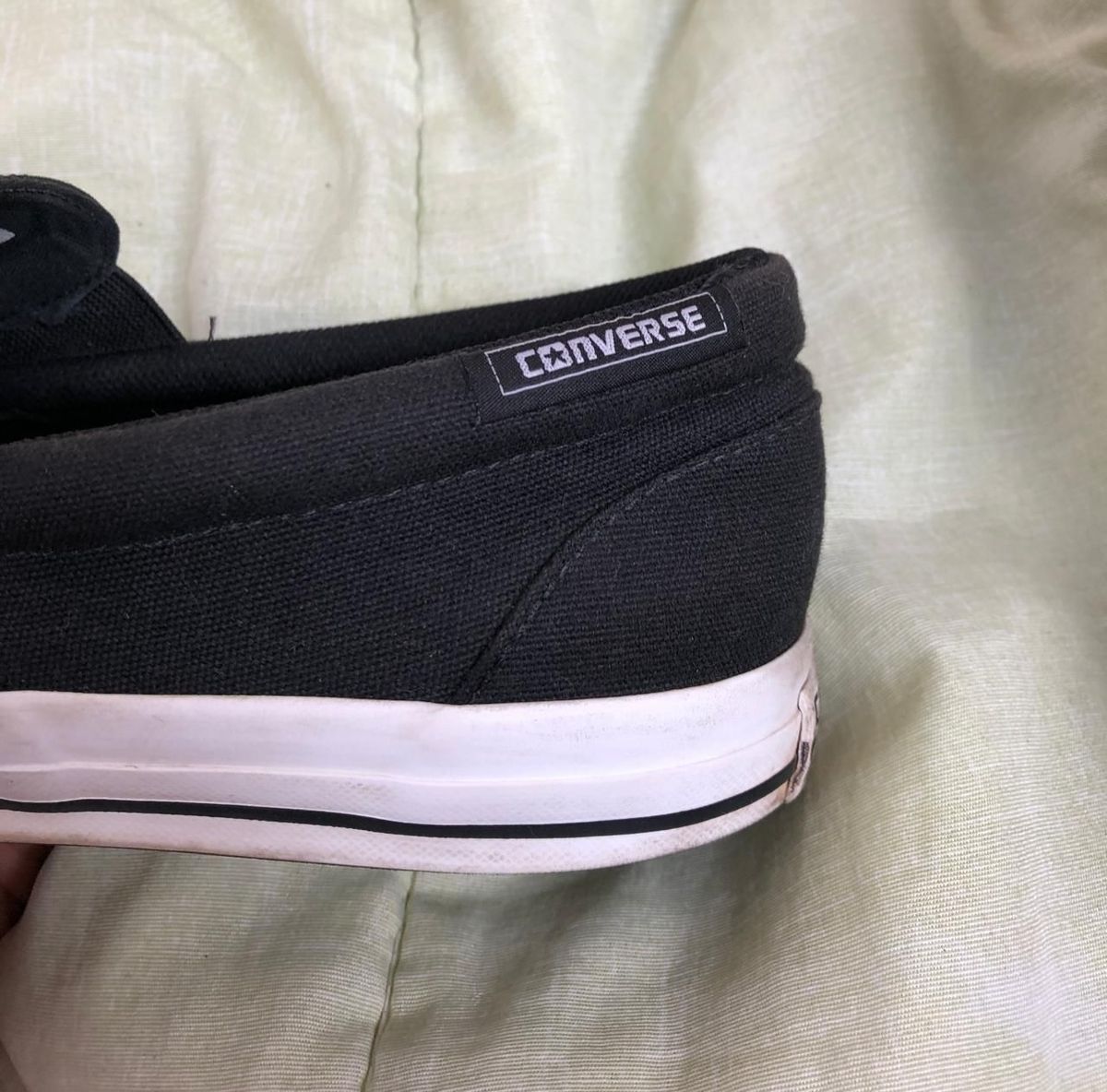 slip on preto converse