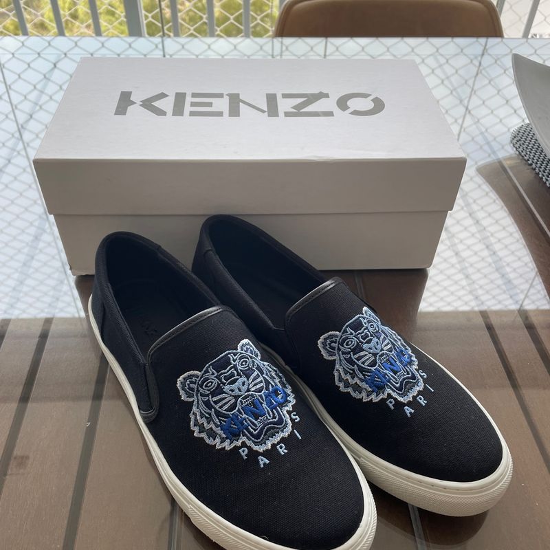 Kenzo black sales slip on