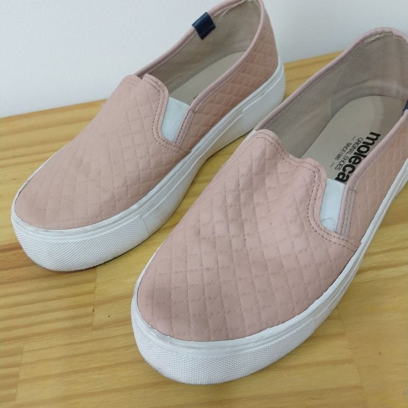 Slip on moleca sales rosa