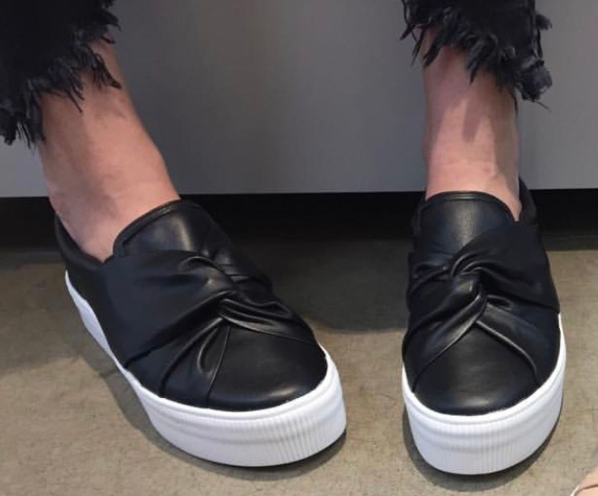 slip on nó preto