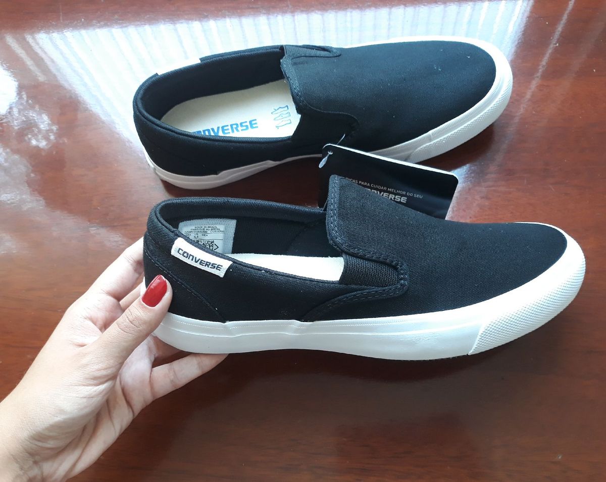tenis slip on feminino converse