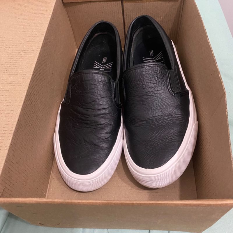 Masculino Slip On Reserva Couro Futfanatics Slip On Reserva Branco