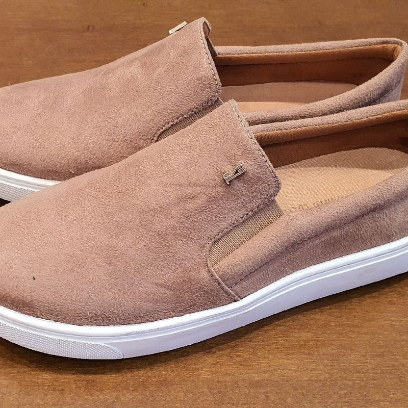 Slip on store santa lolla camurça