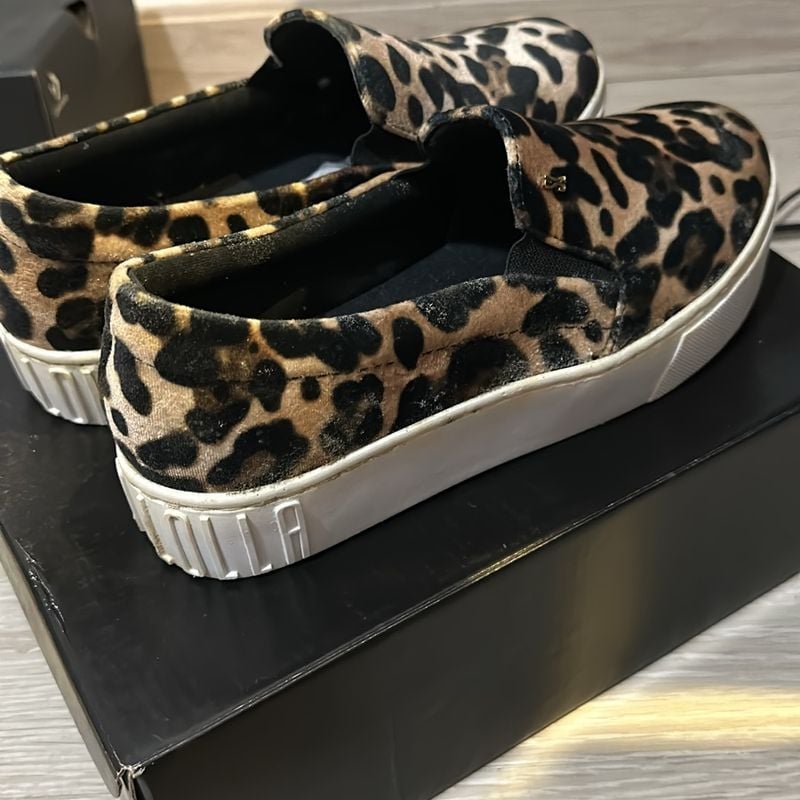 Sapato Slip On Santa Lolla Oncinha Oncinha Sapatos Animal Print