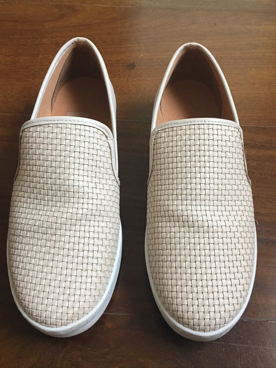 slip on vizzano tramado feminino