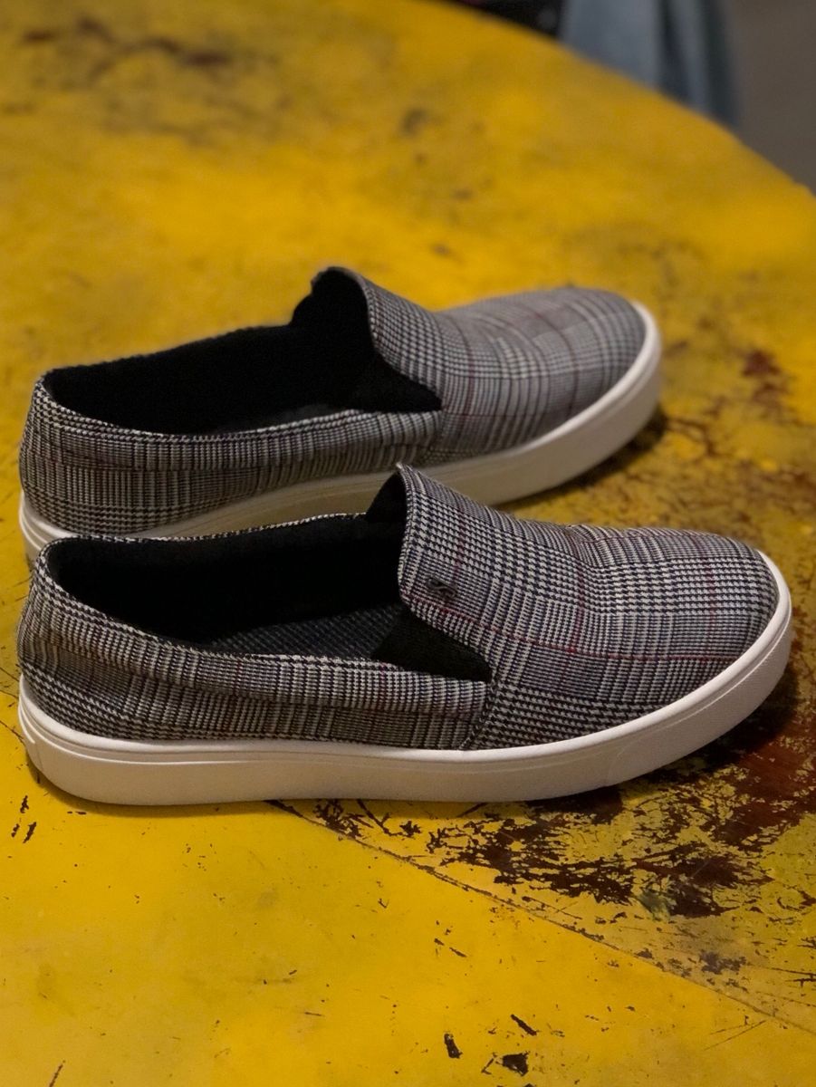 slip on santa lolla xadrez