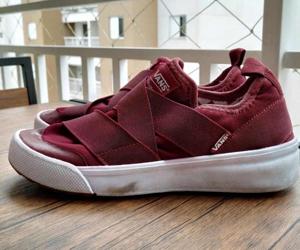 tenis vans marsala