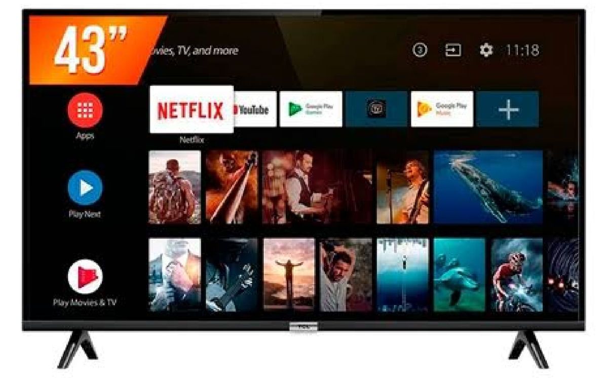 Smart Tv 43 Polegadas | TV e Display Semp Tcl Usado 75222865 | enjoei
