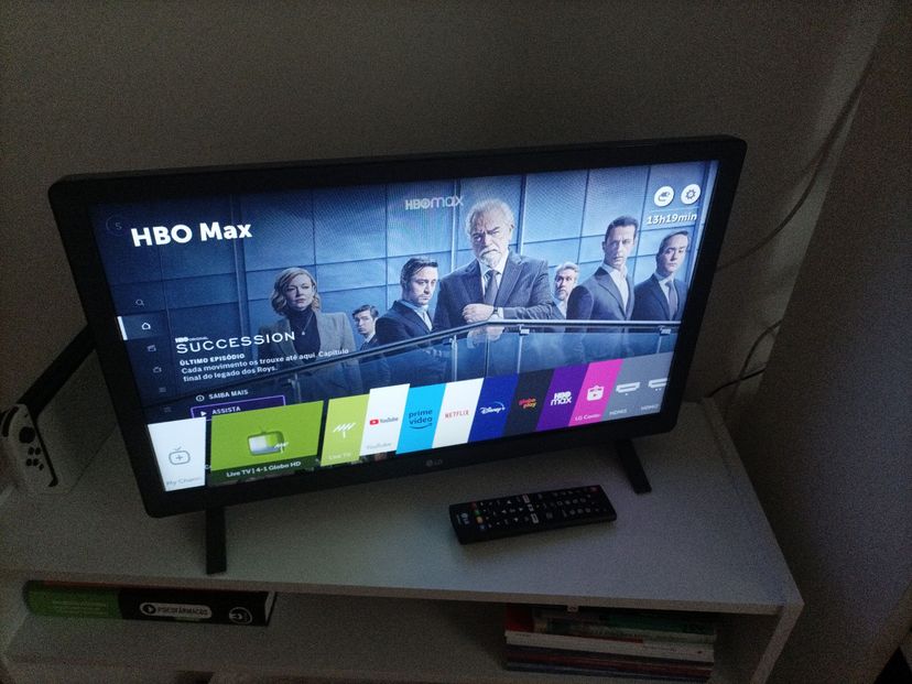 Smart Tv Led 24' Monitor Lg 24tl520s, Wi-fi, Webos 3.5, Dtv Machine ...