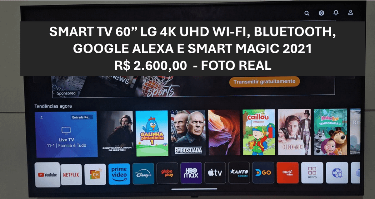 Smart Tv Lg 60" | TV e Display Lg Usado 105738618 | enjoei