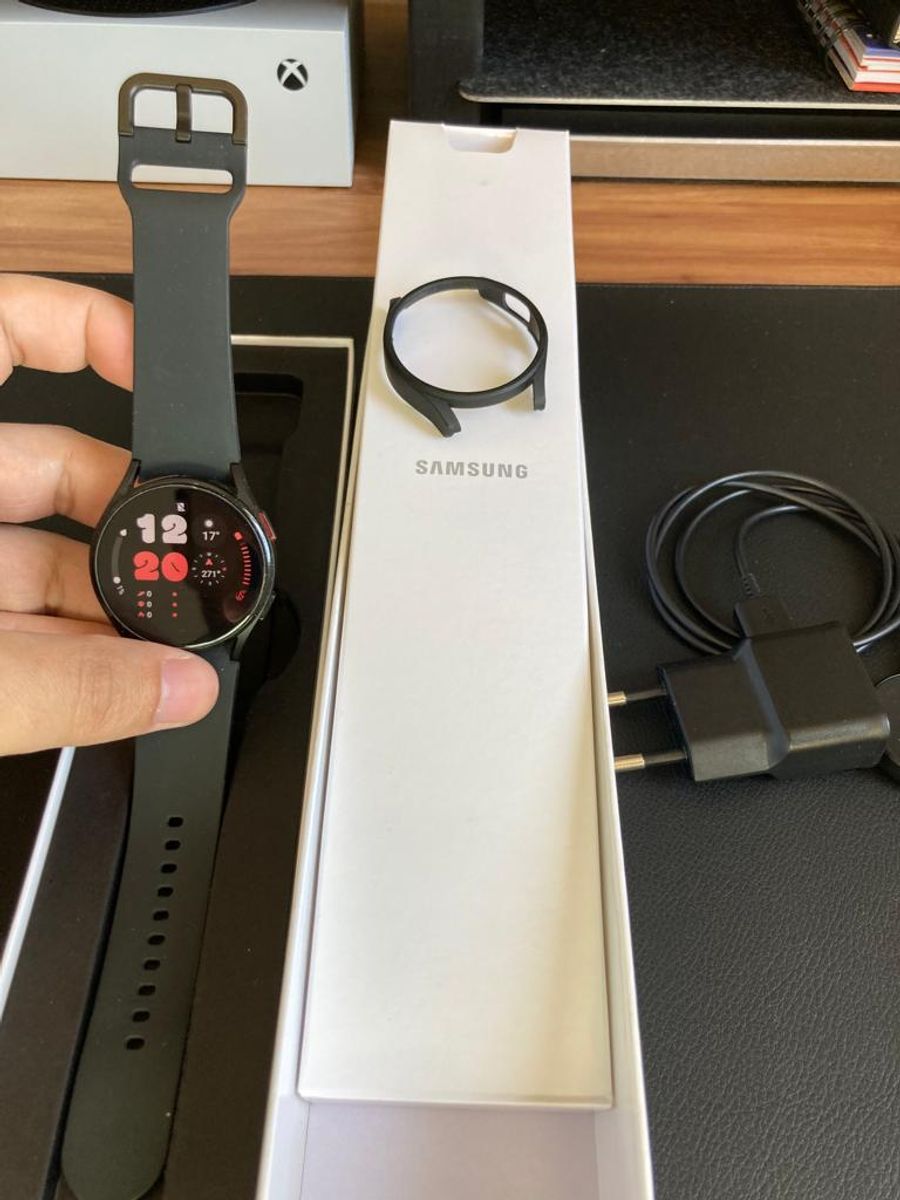 Smartwatch Galaxy Watch4 Bt 40mm Preto Samsung Galaxy Samsung Usado 90034180 enjoei