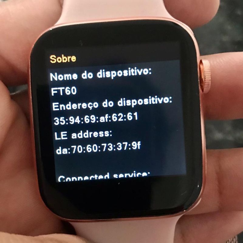 Smartwatch ft60 hot sale