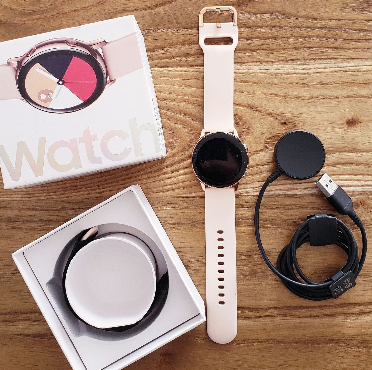 Smartwatch Samsung Galaxy Watch Active Rosê, Relógio Feminino Samsung  Usado 81736489