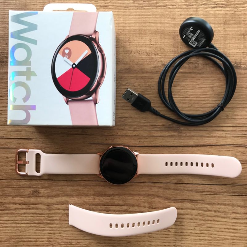 Smartwatch Samsung Galaxy Watch Active Rosê, Relógio Feminino Samsung  Usado 81736489