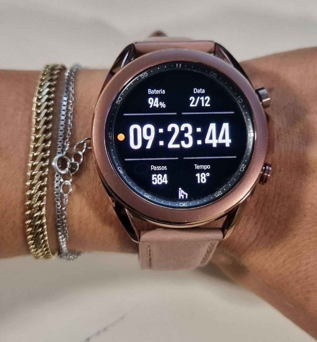 Smartwatch Samsung Galaxy Watch3 41mm - Bronze | Relógio Feminino ...