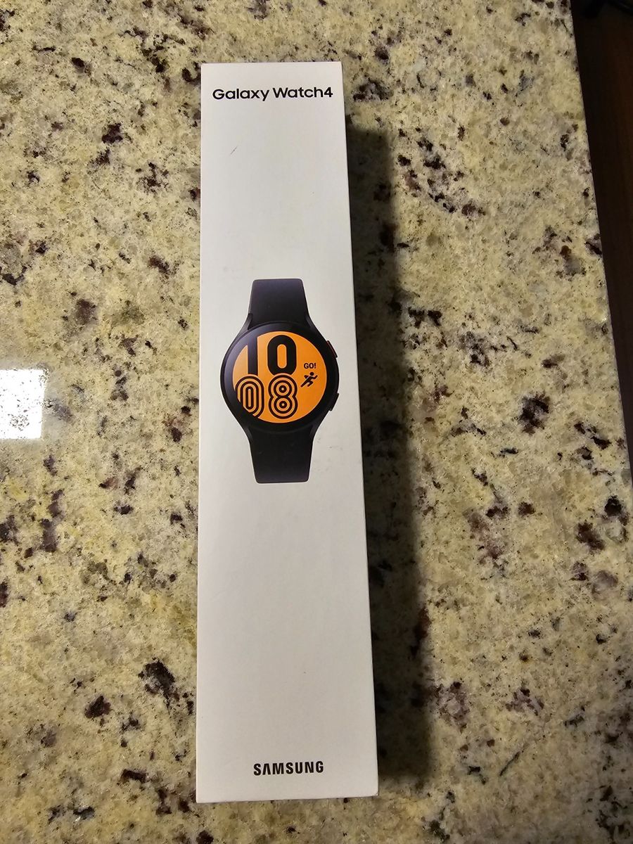Smartwatch Samsung Galaxy Watch4 Bt Preto 44mm 16gb com Nota Fiscal