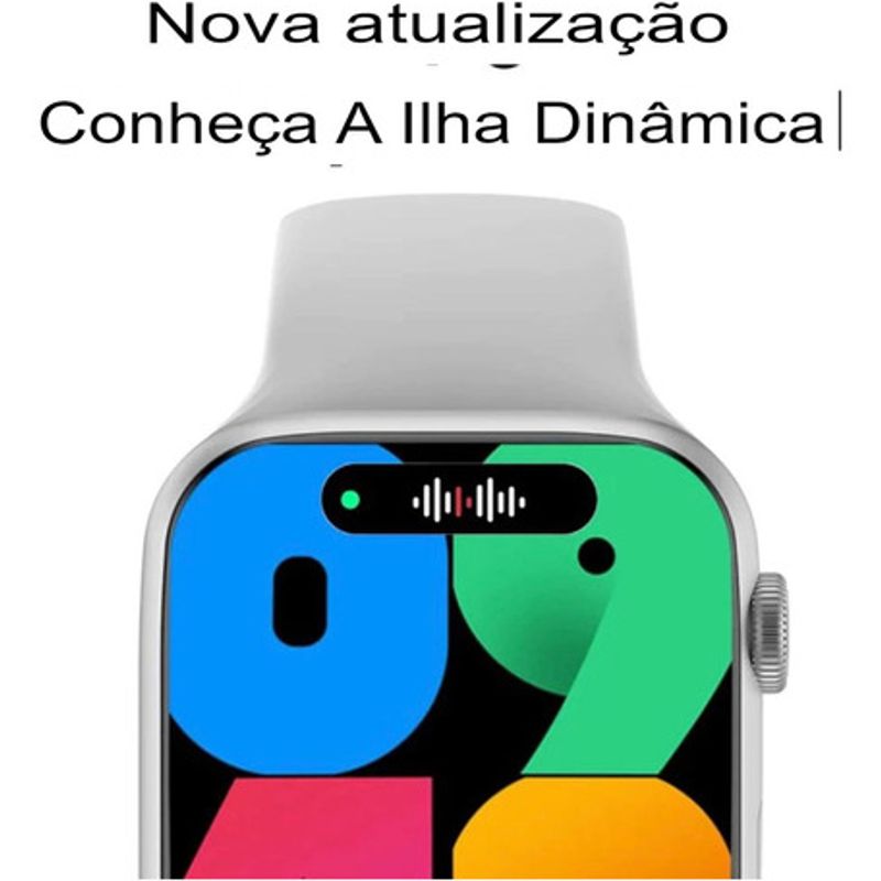 Smartwatch W29s Serie 10 Ilha Dinamica, Nfc, Chatgpt, Gps, 2gb de  Armazenamento | Microwear Nunca Usado 104356193 | enjoei