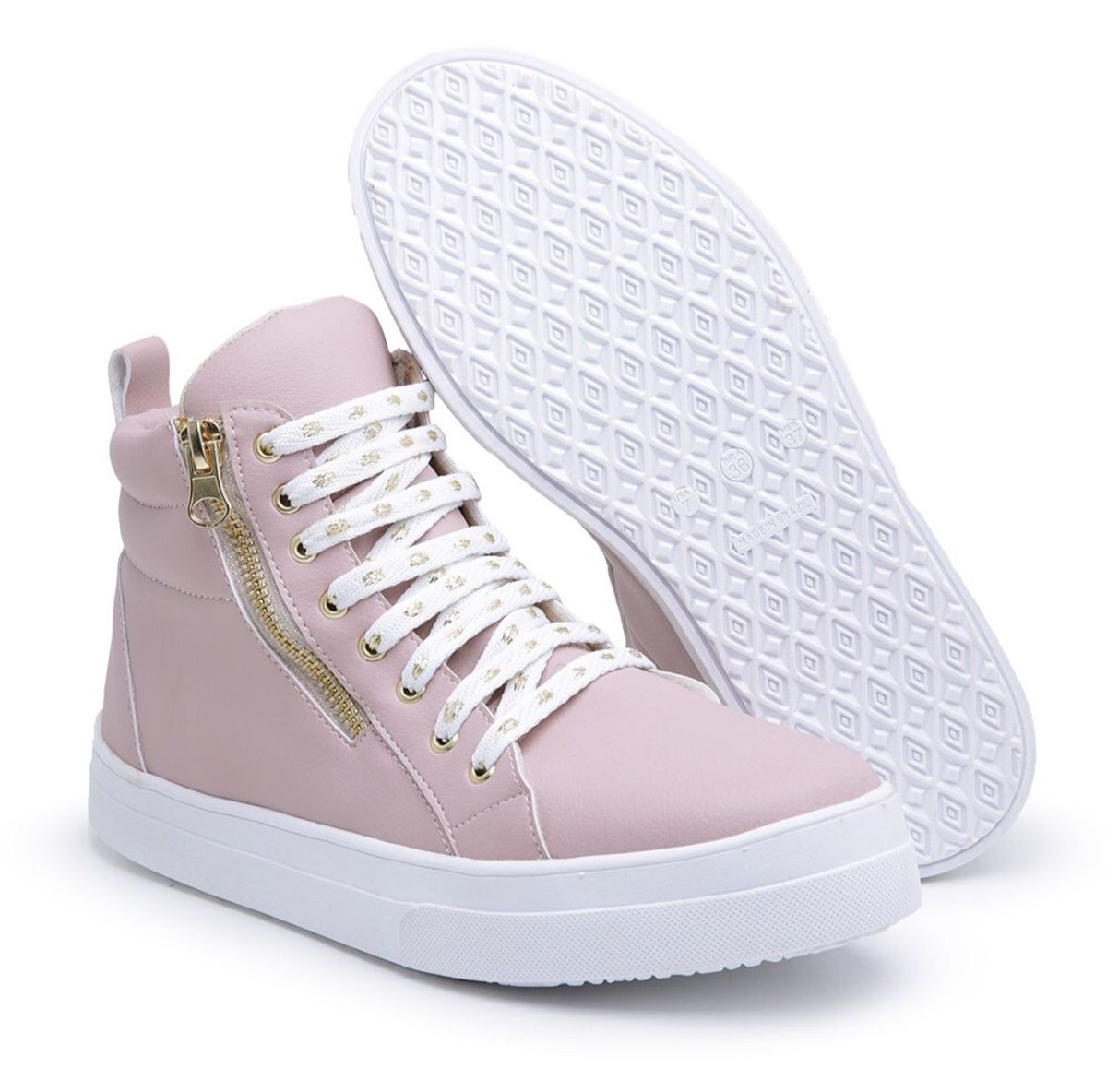 sneaker cano alto feminino