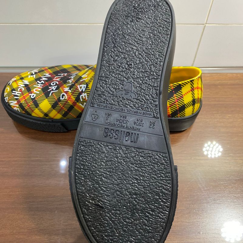 Tenis melissa amarelo cheap