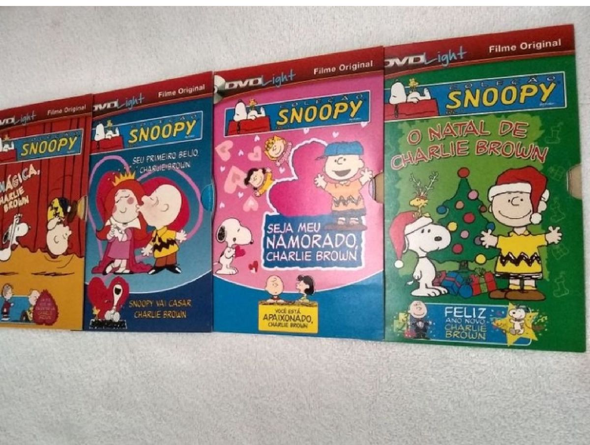 4 Dvds Snoopy e Charle Brown | Item de Música Cds Usado 78163929 | enjoei