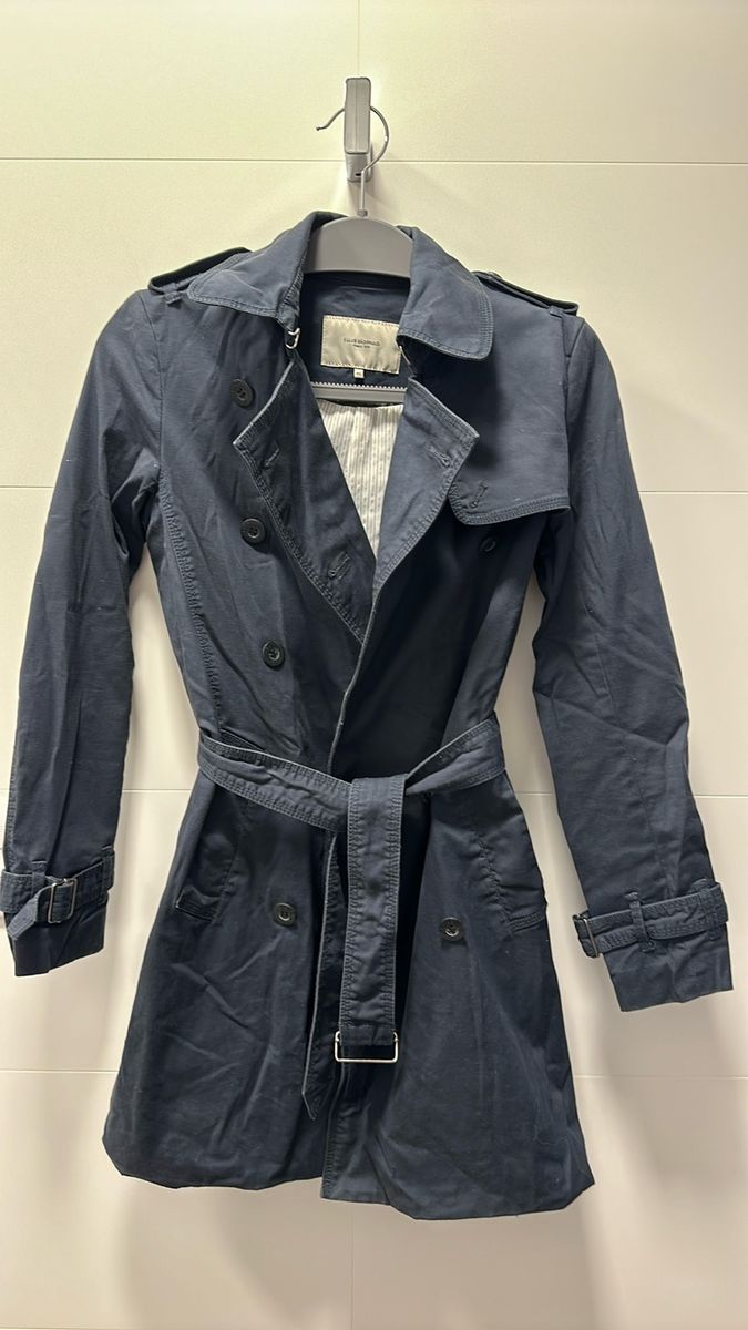 Sobretudo Azul Marinho Feminino Ellus Usado 110931470 enjoei