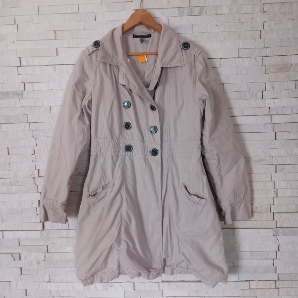 Sobretudo Bege / Trench Coach | Casaco Feminino Rafree Classics Usado ...