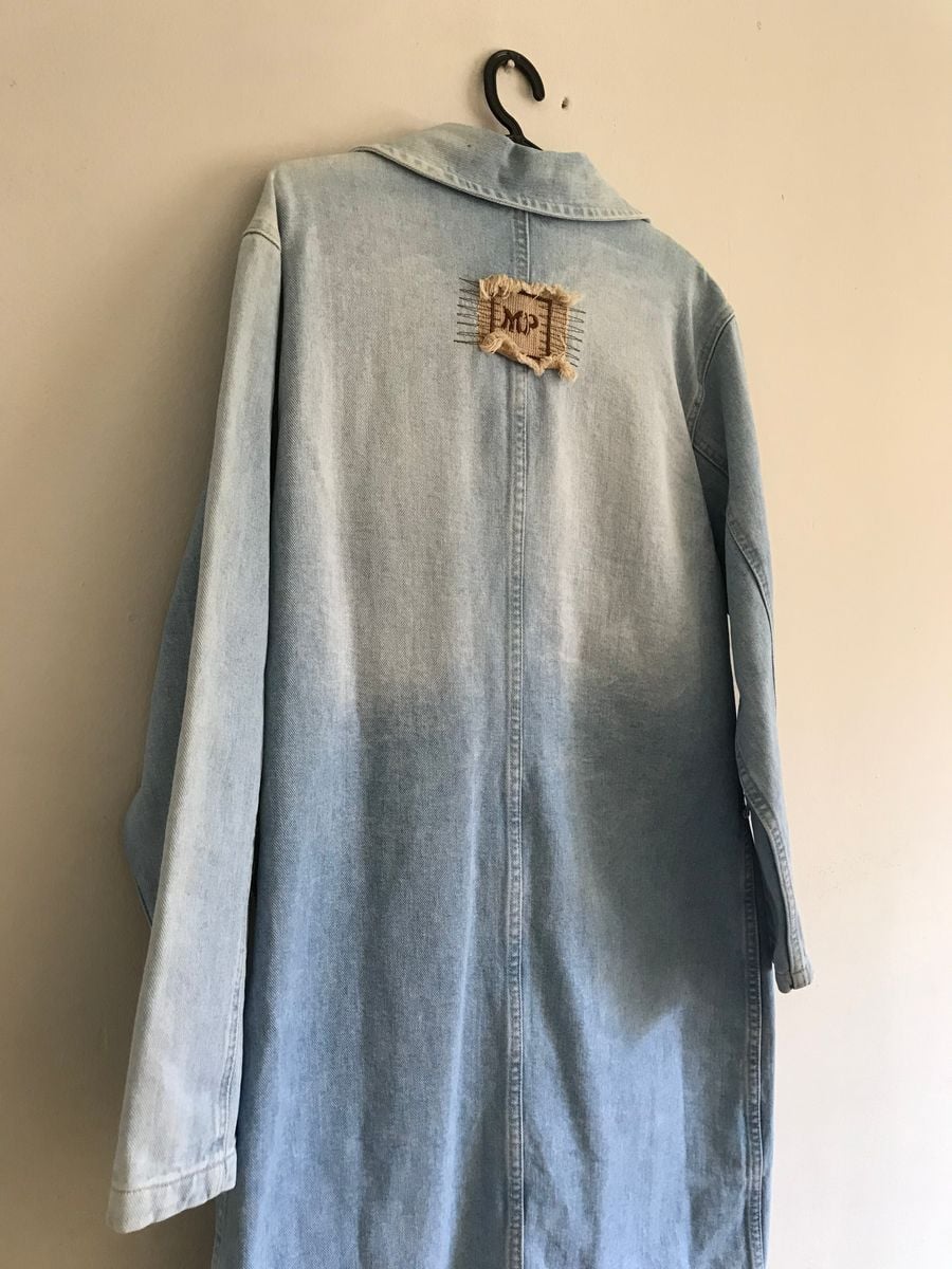 sobretudo jeans masculino