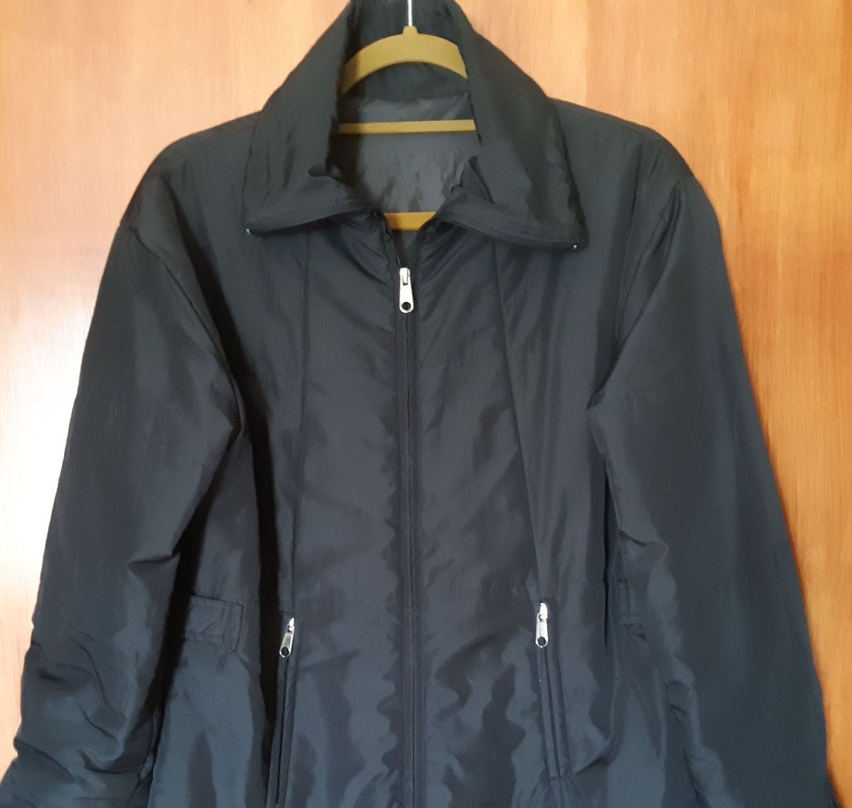 sobretudo nylon feminino