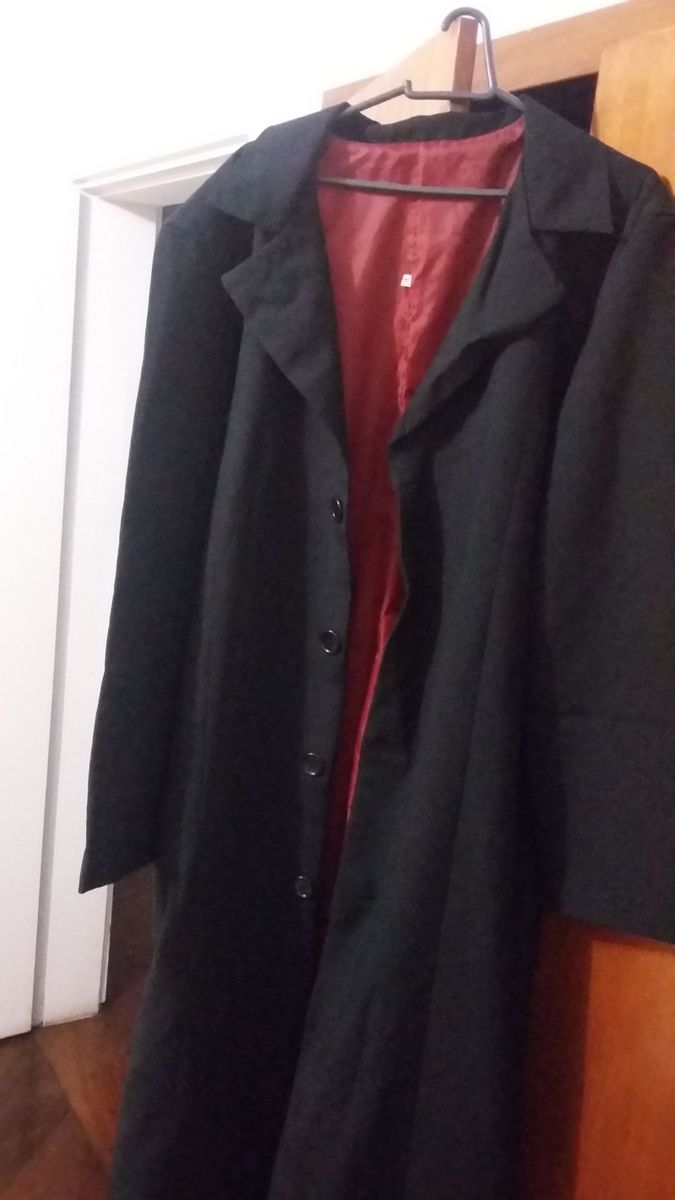 sobretudo vermelho masculino