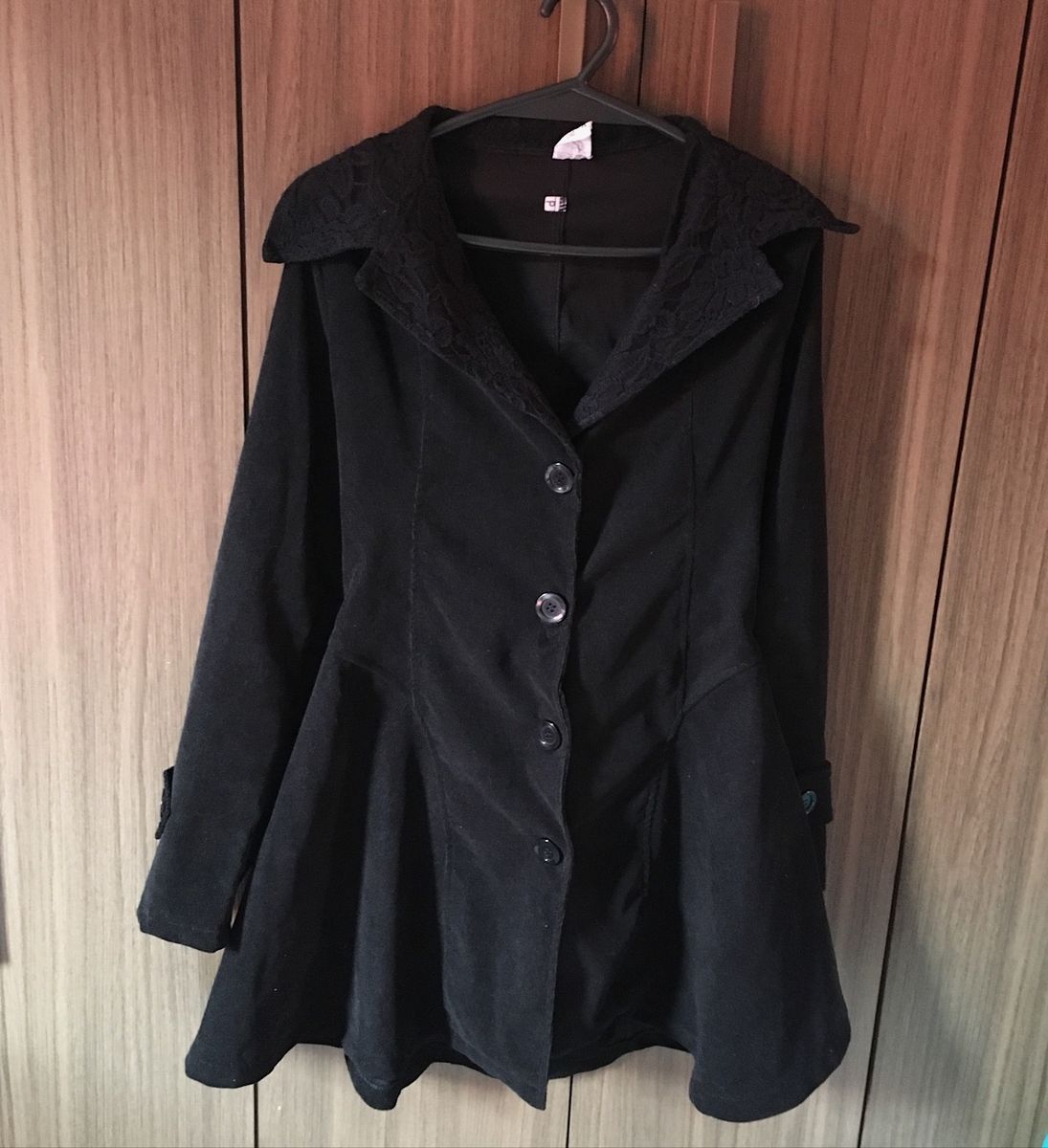 sobretudo feminino rodado