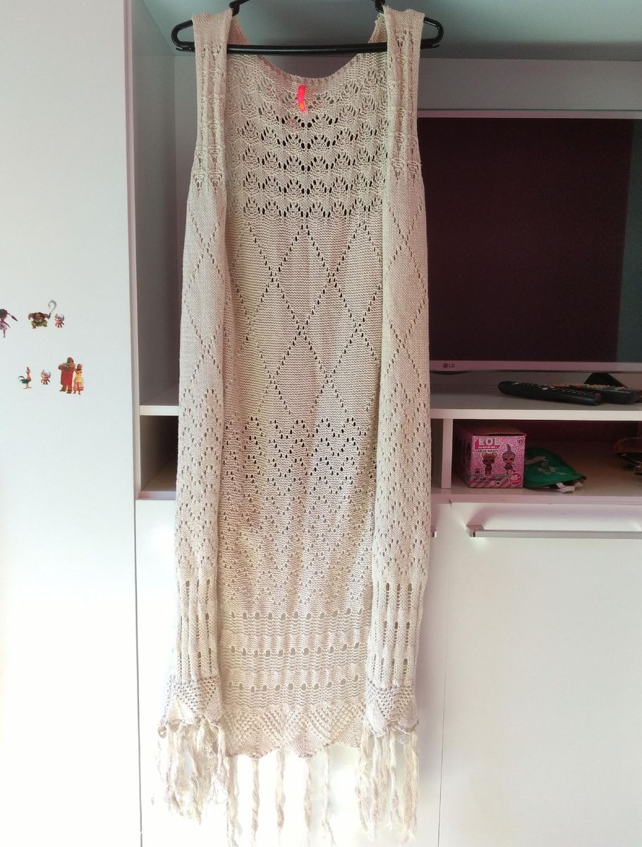 sobretudo feminino sem manga