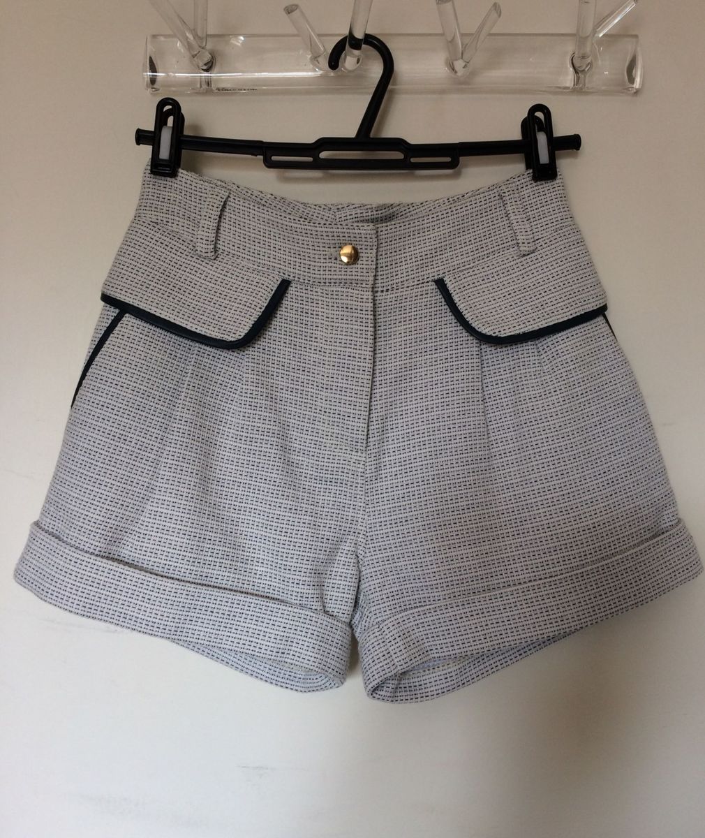 shorts feminino cintura alta