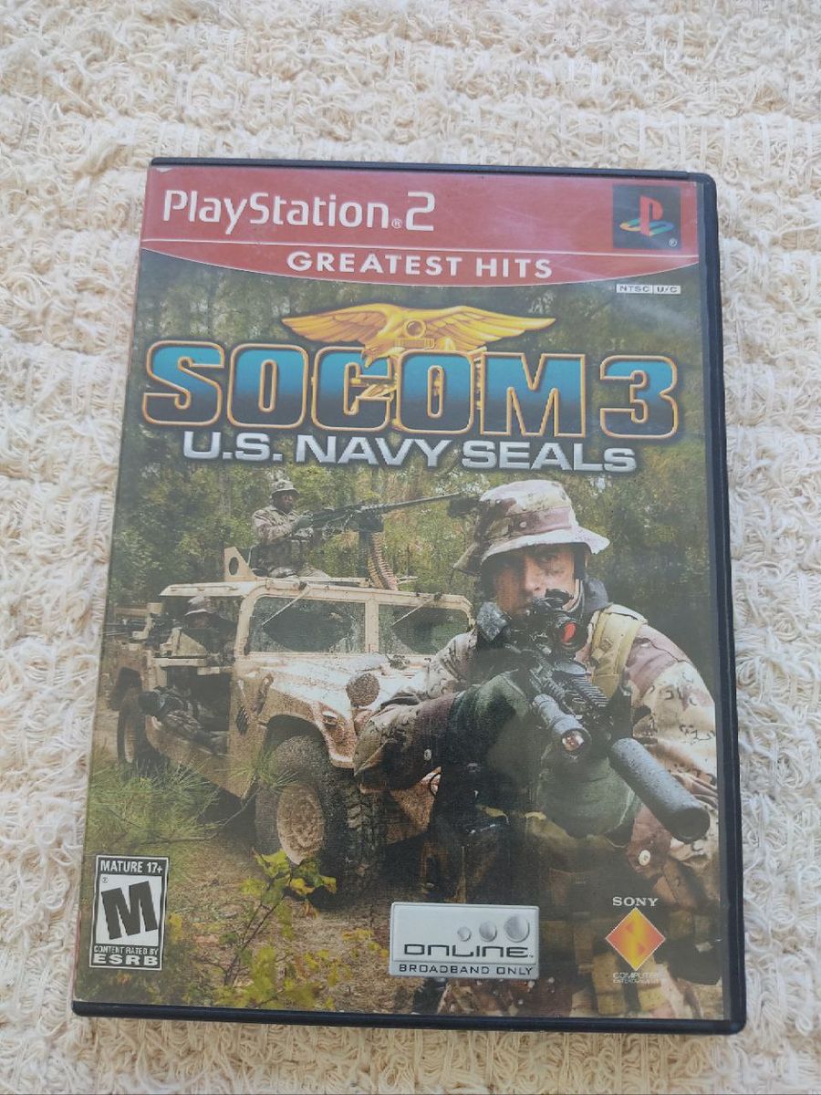 Socom 3: U.s. Navy Seals - Playstation 2 - Greatest Hits - Jogo ...