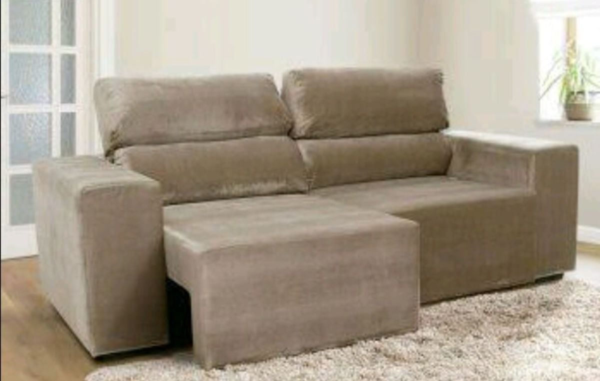 Sofa 2 Lugares Retratil e Reclinavel Sofá Etna Usado 23725124 enjoei