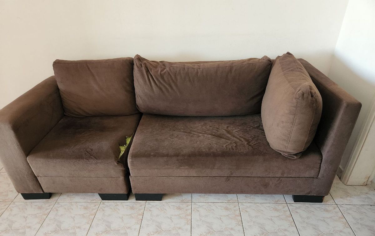 Sofa 3 Lugares Modular Sofá Usado 75074810 enjoei