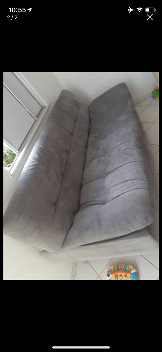 Sofa 3 Lugares ! Rasgado No Fundo | Sofá Usado 65815478 | enjoei