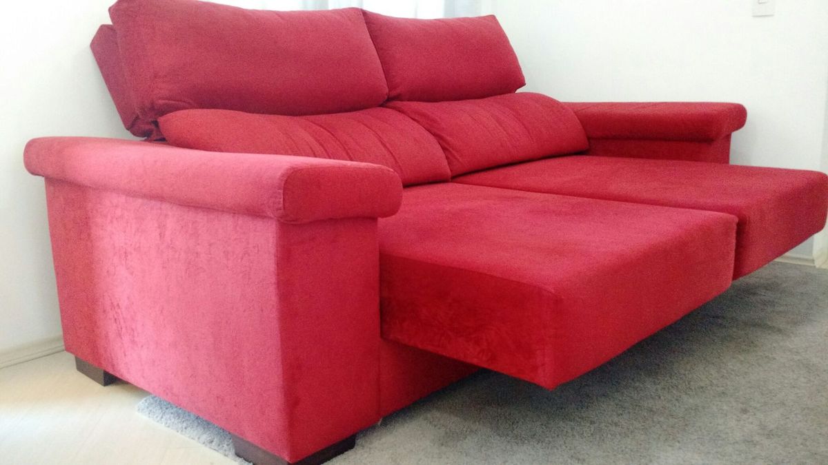 Sofá 4 Lugares Retrátil e Reclinável Sofá Usado 23004482 enjoei
