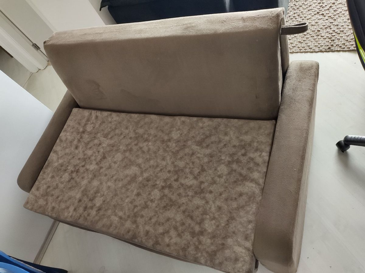 Sofá Cama 2 Lugares Sofá Usado 77142814 enjoei