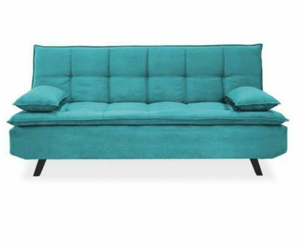 Sofá Cama Azul Tiffany Sofá Leroy Merlin Usado 57946204 enjoei