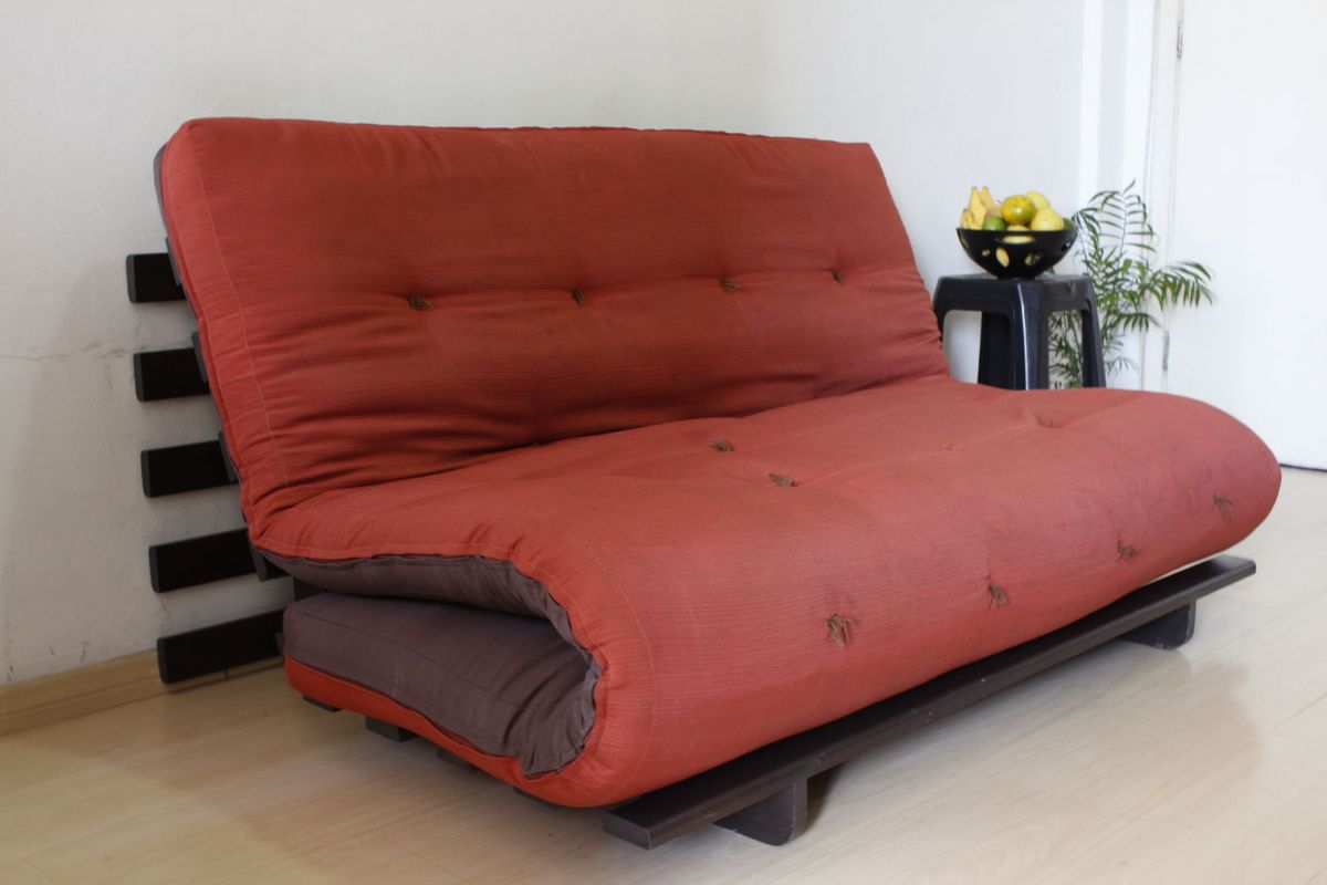 Sofa Cama Casal Futon Sofá Futon Brasil Usado 22764699 enjoei